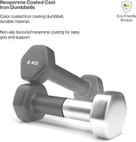 Bionix Neoprene Dumbbells Weights Pair Neoperence Coated Cast Iron Dumbbells.