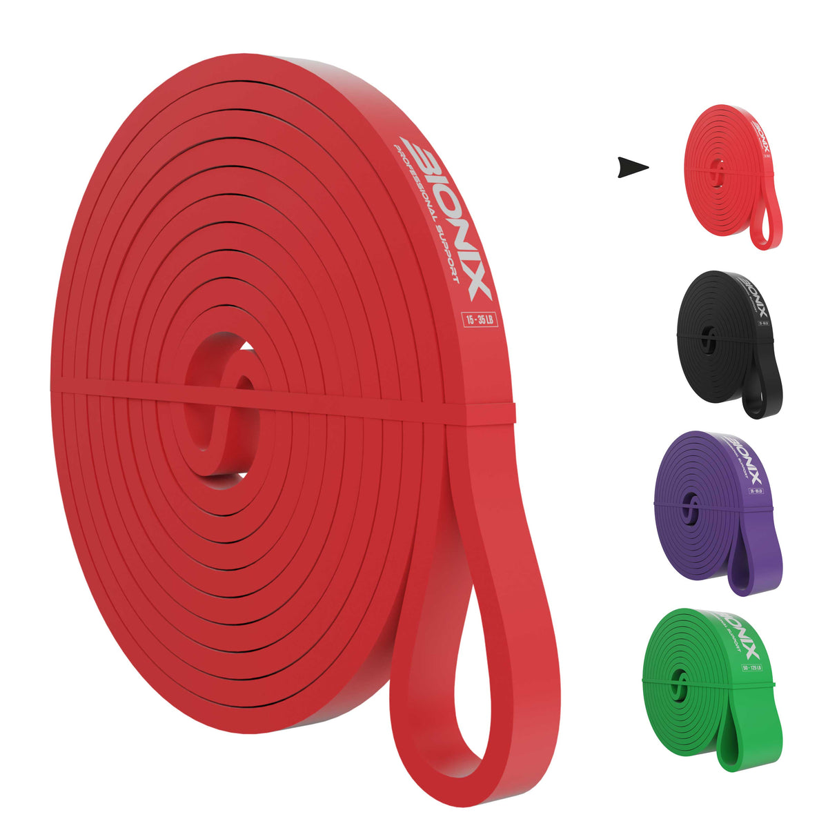Resistance Band Pull-Up Set Red Color Main IMG.