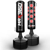 6ft Black Heavy Free-Standing Max360 Punchbag Main IMG.