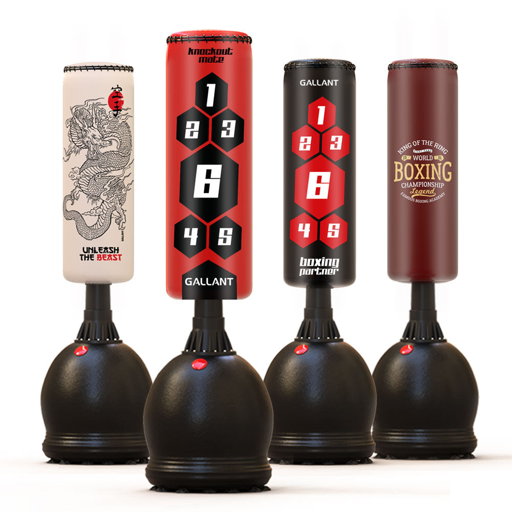 5.5ft Heritage Red Free-Standing Punchbag Main IMG.