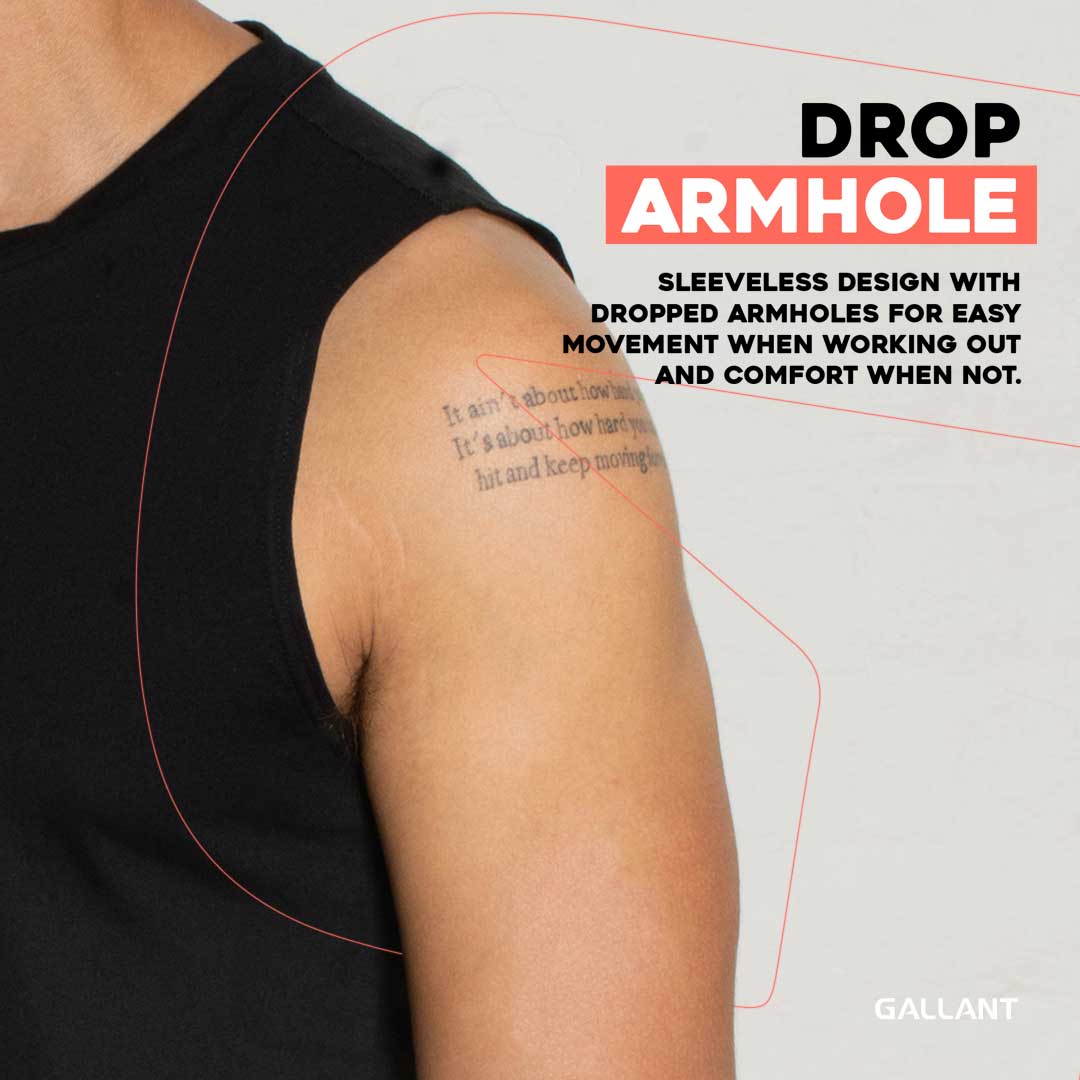 Gallant Drop Armhole Tank Top Drop Armhole.