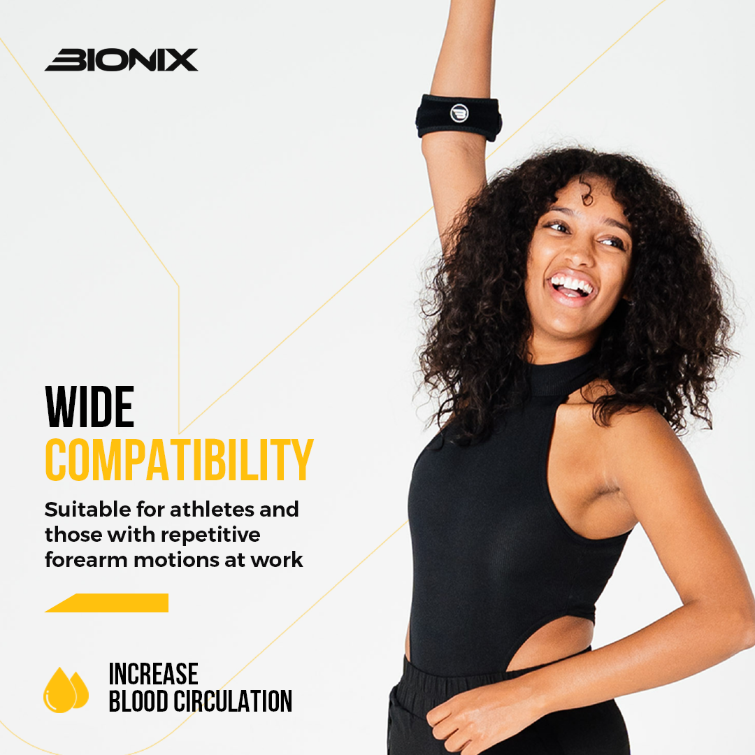 Tennis Elbow Support Wide Compatibility.