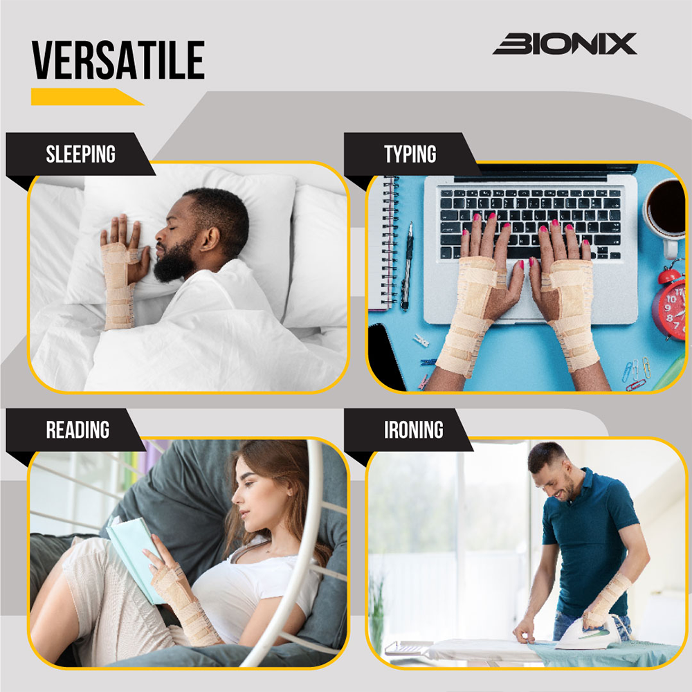 Bionix BEIGE WRIST SUPPORT Versatile.