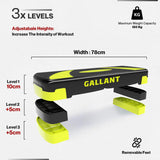 Aerobic Step - 3 Levels of Height Adjustable 3x Levels Details. 