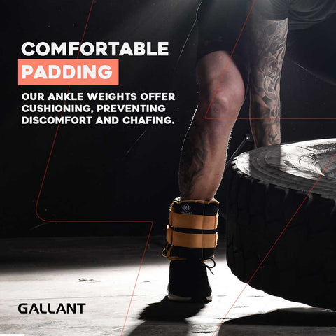 Gallant Ankle Strap Weights Comfortable Padding.