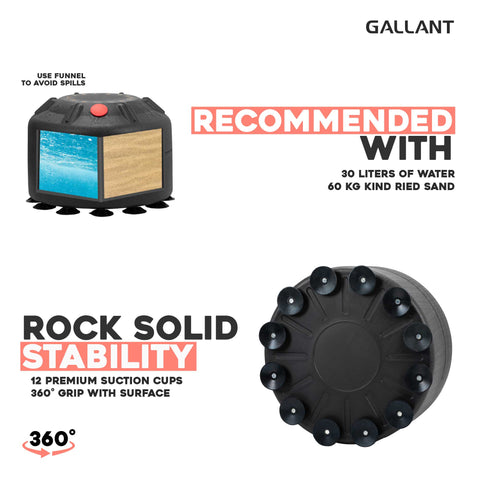 Gallant Atomic Free Standing Boxing Punch Bag Recommended With Rock Solid Stability.