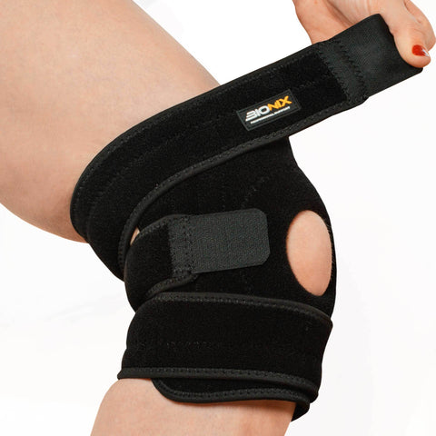 Knee Support With Silicon Enhancers,Open product IMG.