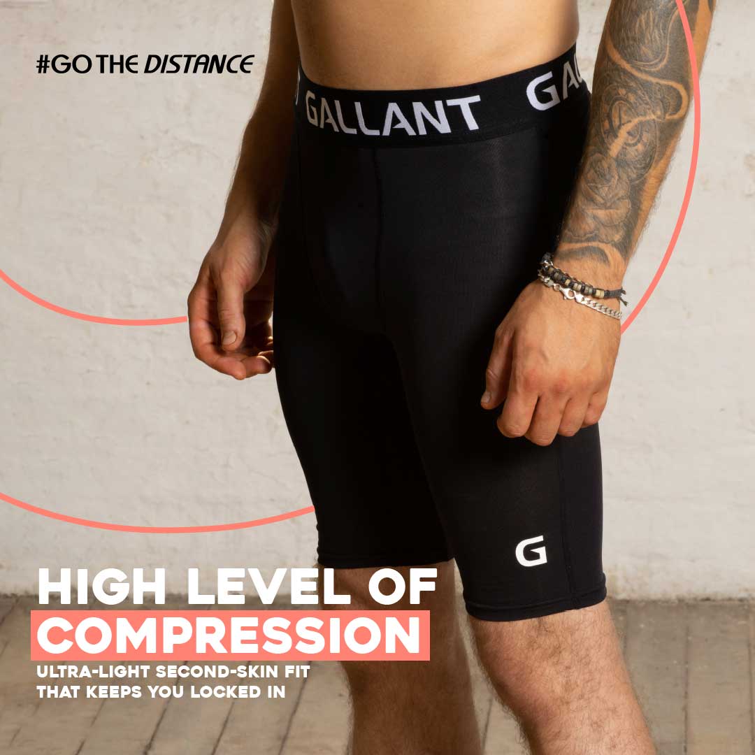 Gallant Base Layer Shorts - Black / Red High Level Of Compression.