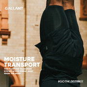 Gallant Base Layer Shorts - Black / Red Moisture Transport.