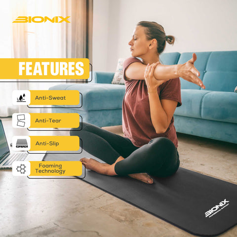 NBR Yoga Mat 10mm – Bionix Shop