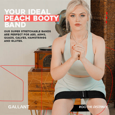Resistance Fabric Glute Bands Set Your Ideal Peach Booty Band.