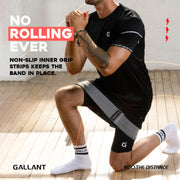 Resistance Fabric Glute Bands Set No Rolling Ever.