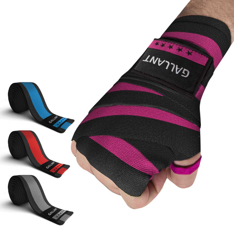 Gallant Heritage Boxing Hand Wraps Pink Color Main IMG.