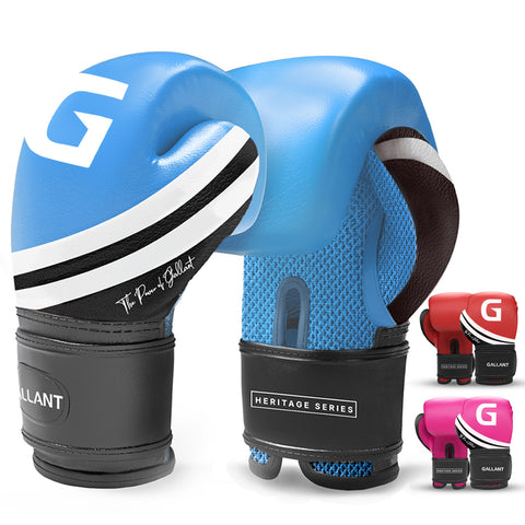Gallant Heritage Series Boxing Gloves Blue.