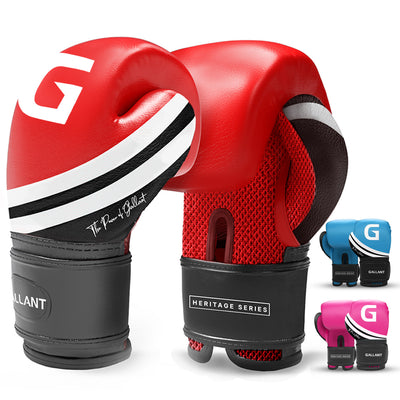 Gallant Heritage Series Boxing Gloves Red Color