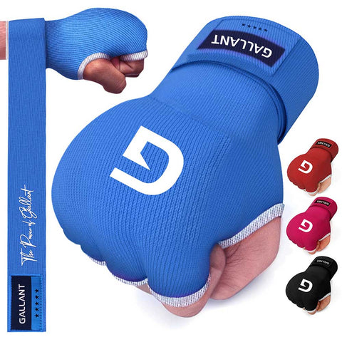 Gallant Heritage Boxing Gel Inner Hand Wrap Blue Color Main IMG.