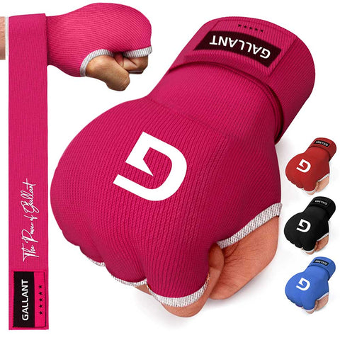 Gallant Heritage Boxing Gel Inner Hand Wrap Pink Color Main IMG.
