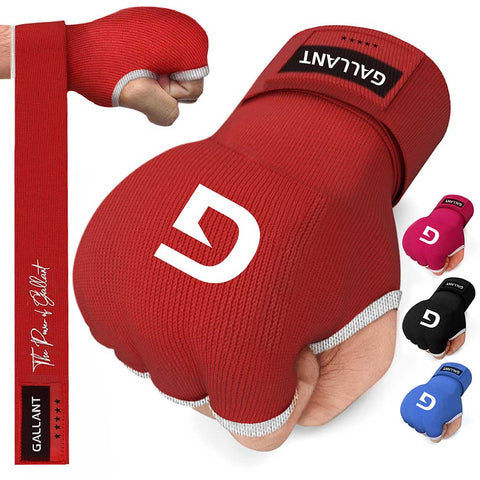 Gallant Heritage Boxing Gel Inner Hand Wrap Red Color Main IMG.