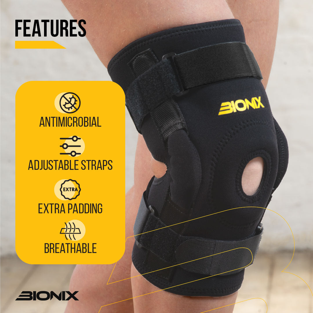 Neoprene Hinged Knee Support Brace Product Feature Details.