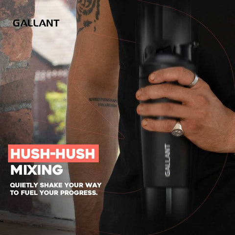 Gallant Protein Shaker Hush-Hush Mixing.