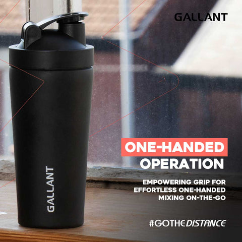 Gallant Protein Shaker One-Handed Operation.
