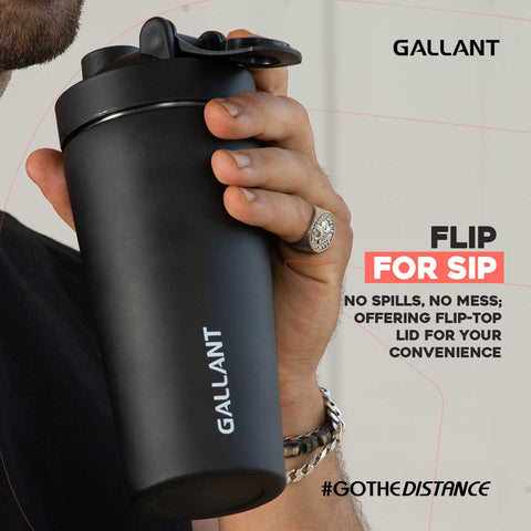 Gallant Protein Shaker Flip For Sip.
