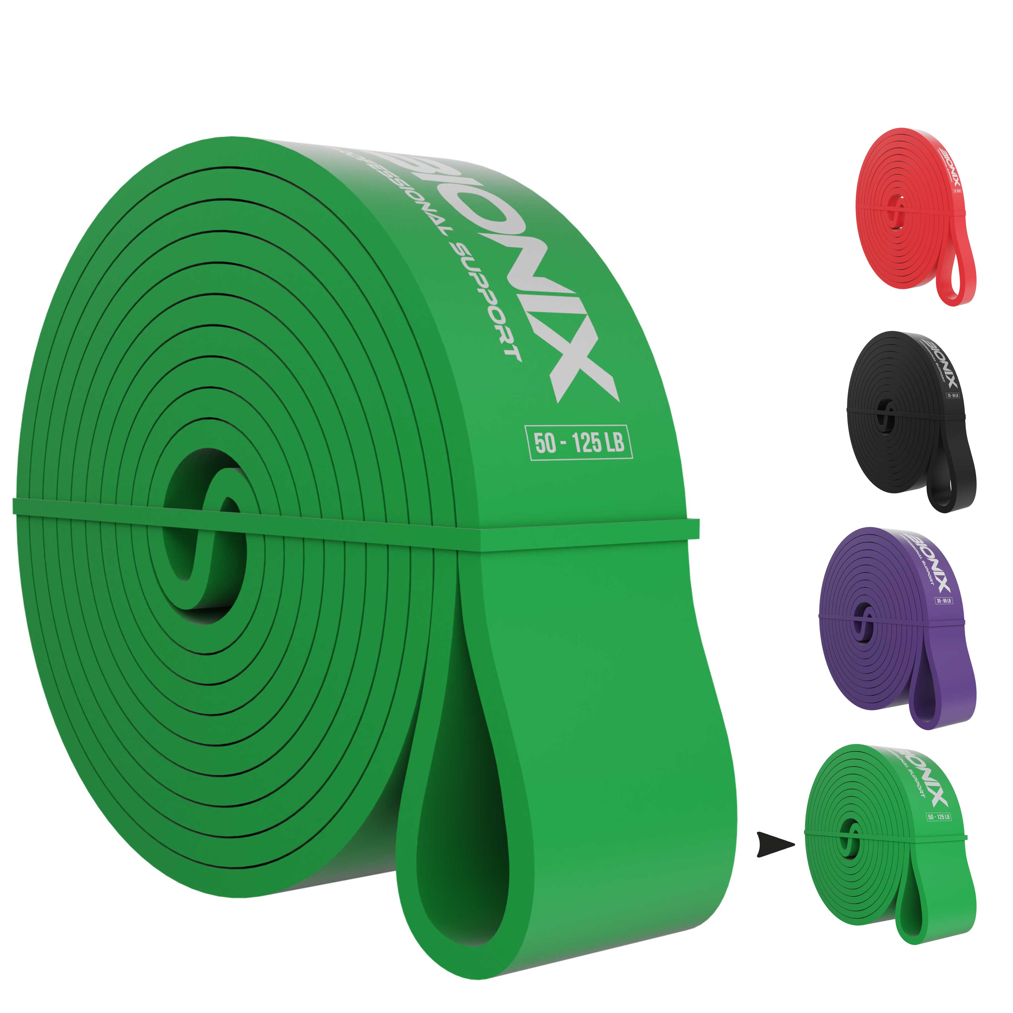 Resistance Band Pull-Up Set Green Color Main IMG.