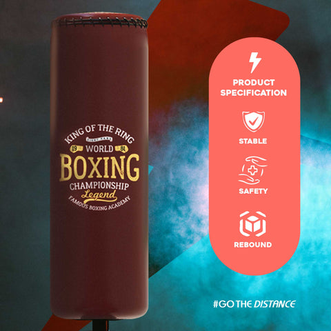 5.5ft Heritage Brown Free-Standing Punchbag Product Specification Details.