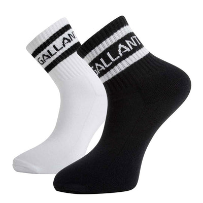 Gallant Sports Socks - 2 Pack Main IMG Black And White.