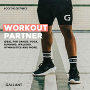 Gallant Sports Socks - 2 Pack WorkOut Partner.