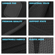 Back Lumbar Support Belt Product Layer Details.