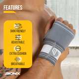 Premium Wrist Support Strap Product Feature Details.