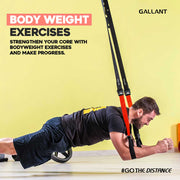 Fitness Suspension Trainer Kit Body Weight Exercises.