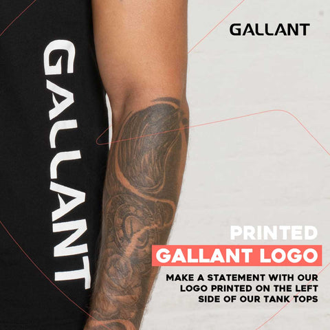 Gallant Drop Armhole Tank Top Printed Gallant Logo.