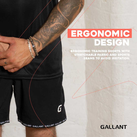 Gallant Men's Training Shorts Ergonomic Design.