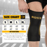 Bionix Knee Support Brace Compression Sleeve,Recommended by professionals.