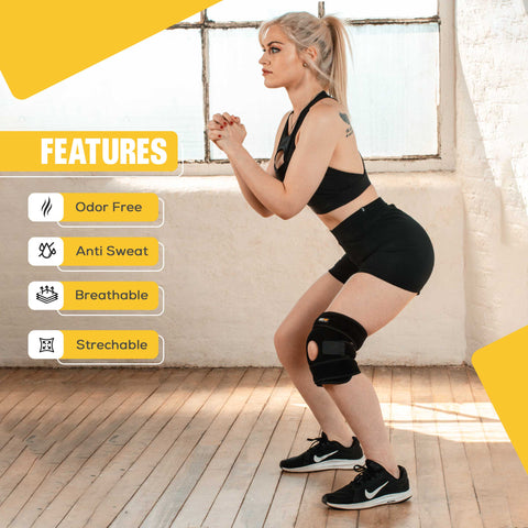 Knee Support With Silicon Enhancers-Features details.